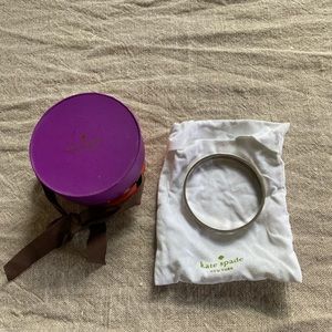 Kate Spate Bangle Bracelet silver